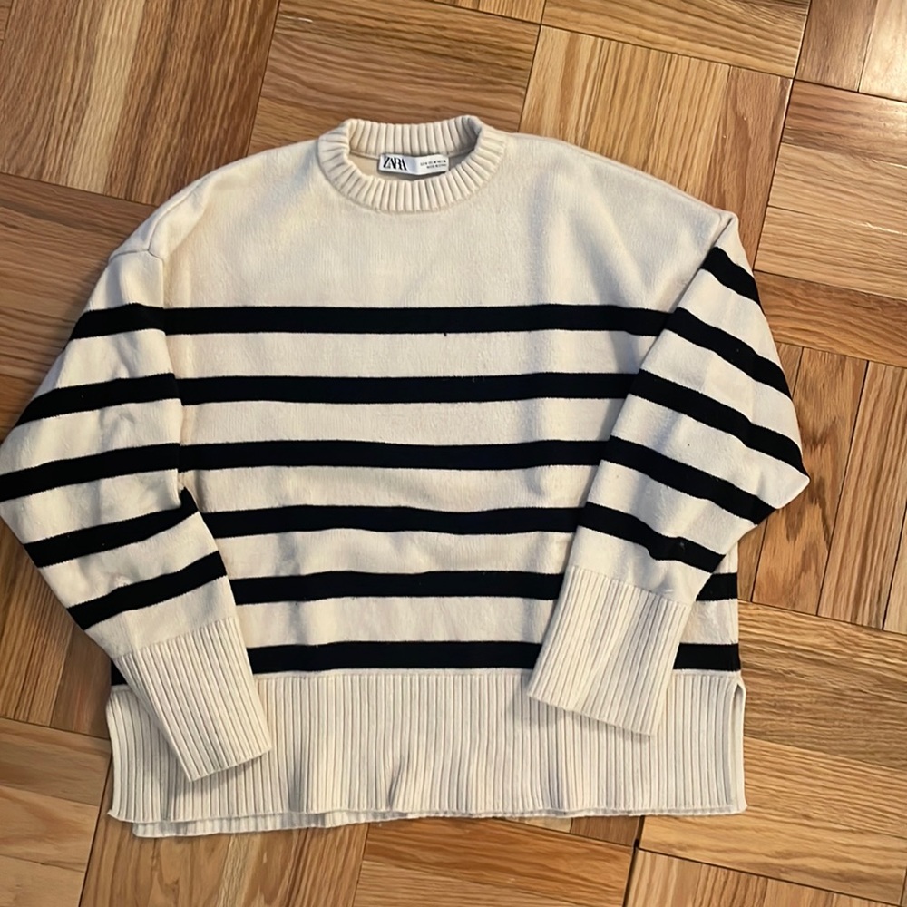 Zara striped sweater